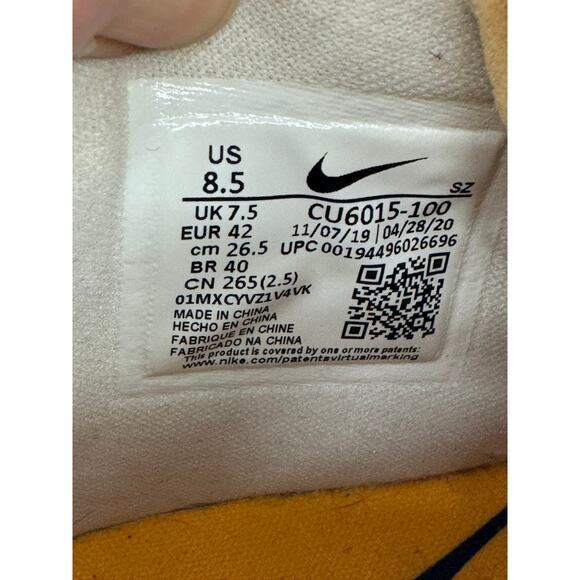 Nike X Off-White Air Rubber Dunk "University Blue" sneakers Mens 8.5 Authentic - Picture 6 of 14